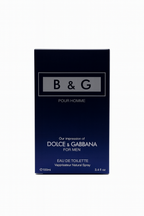 B&G Eau de Toilette for Men 3.4 oz / 100ml