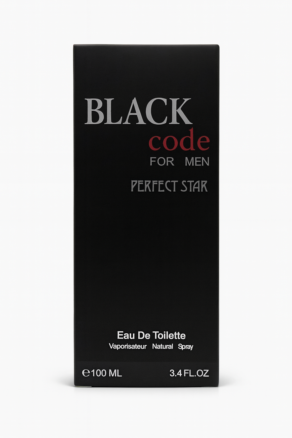 Black Code Eau de Toilette for Men 3.4 oz / 100ml