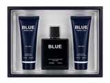 Blue Gift Set for Men – Eau de Parfum, Shower Gel & Body Lotion Set