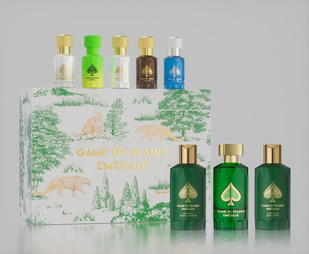 Game of Spades Emerald Deluxe 8-Piece Gift Set – J Perfume USA