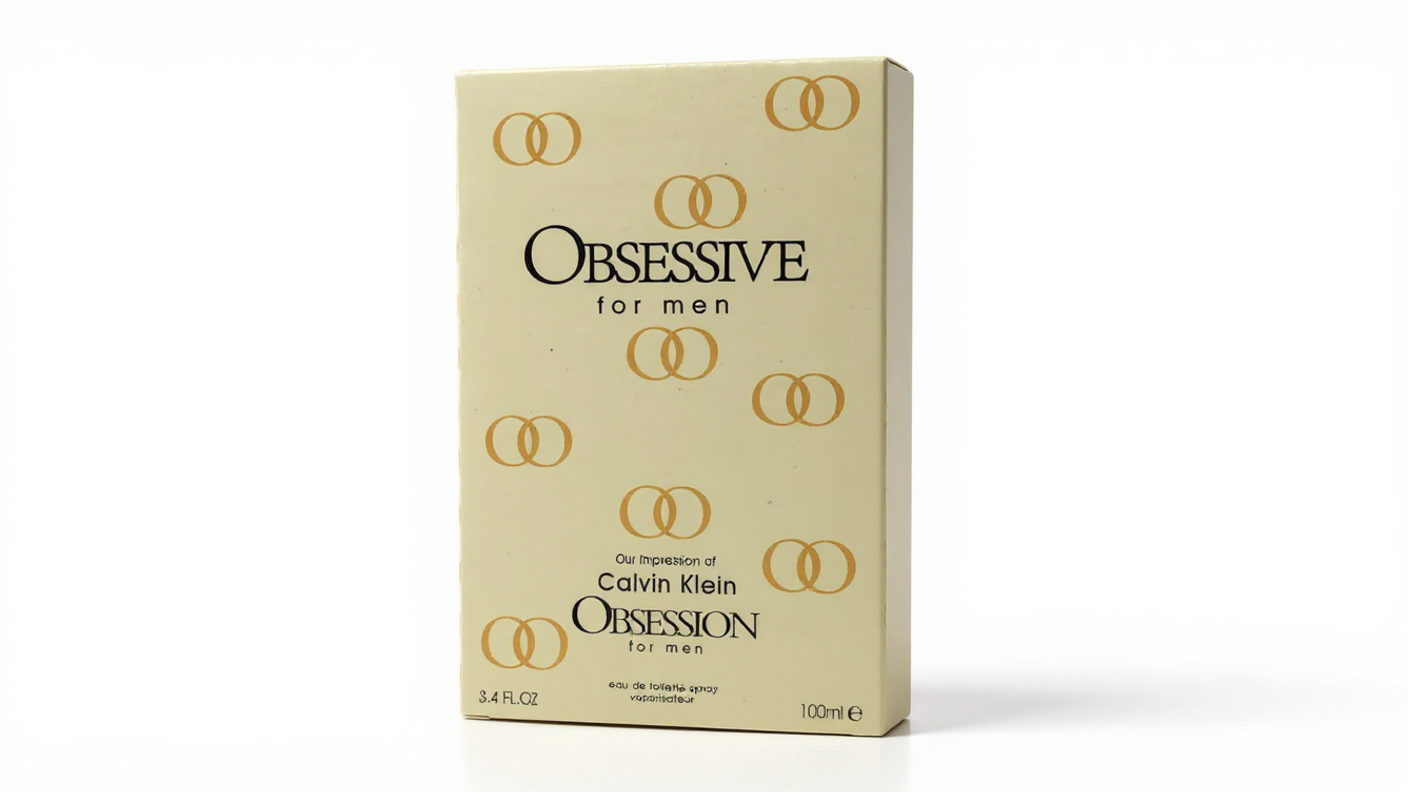 OBSESSIVE Eau de Toilette for Men 3.4 oz / 100ml
