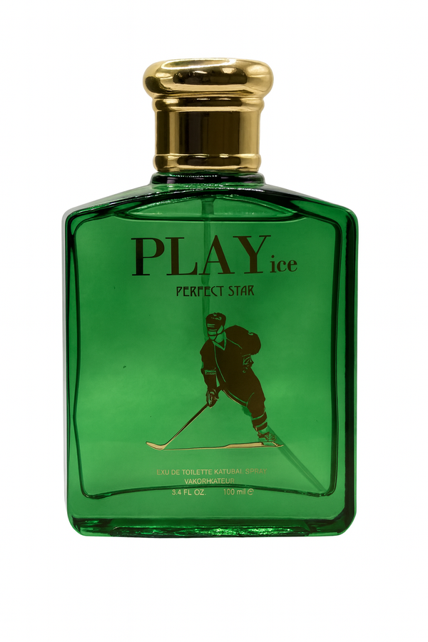 Play Ice Green Eau de Toilette for Men 3.4 oz / 100ml